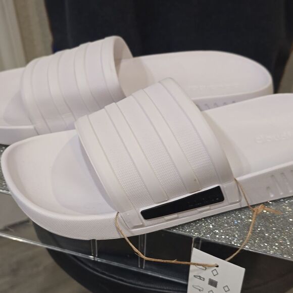 Adidas Tracer TR Slide Sandals- White